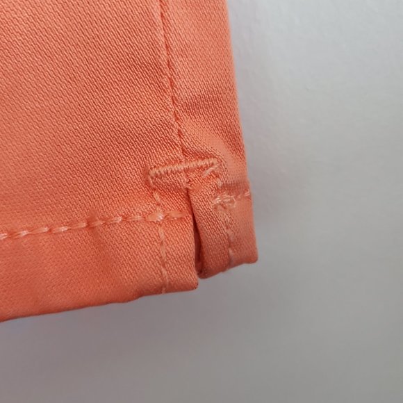 DL1961 ANGEL Women's Mid-rise Ankle Jeans Coral Orange Gold Accents Western Chic - Picture 5 of 13